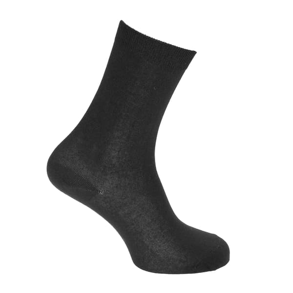 Dam/Kvinnors Termiska Viloft Icke-Elastiska Stövlettsockor (Paket Om 6) Black 4-8 UK
