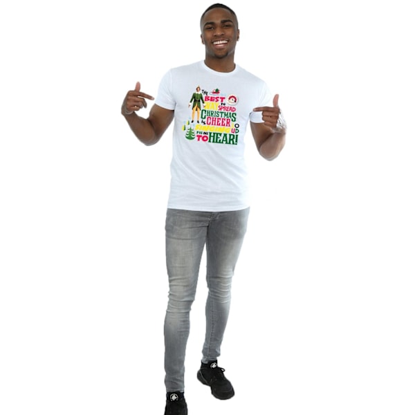 Elf Herr Julglädje T-shirt 3XL Vit White 3XL