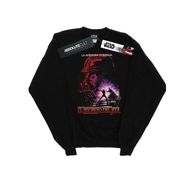 Star Wars Mens Return Of The Jedi Spanska Affisch Sweatshirt XXL Black XXL