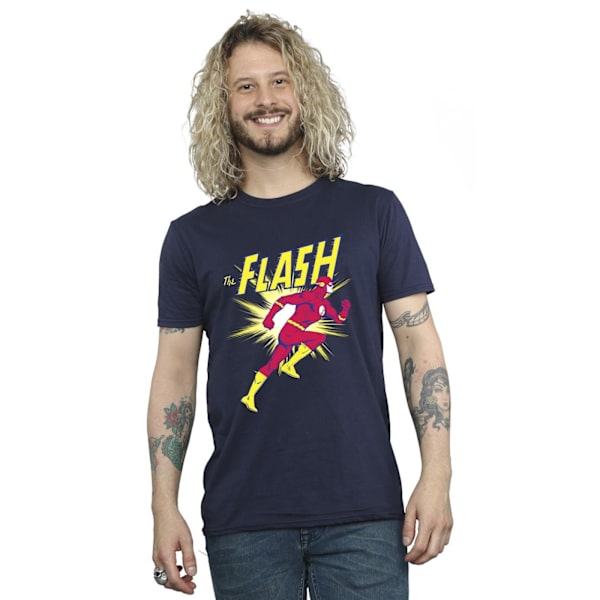 DC Comics The Flash Löpar T-shirt 5XL Marinblå Navy Blue 5XL