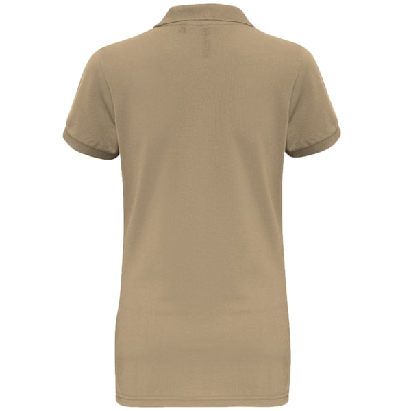 Asquith & Fox Dam/Dam Short Sleeve Performance Blend Polo Khaki XS
