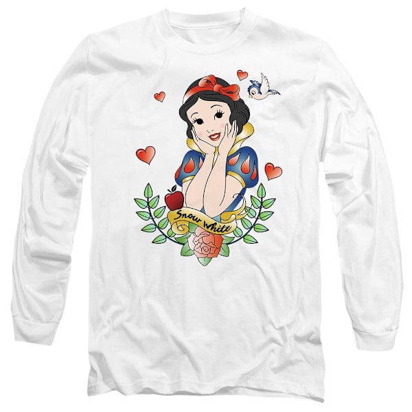 Snövit och de sju dvärgarna Unisex Vuxen Skönast i landet White XL