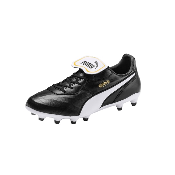 Puma Herr King Top Fotbollsskor i läder 6 UK Svart/Vit Black/White 6 UK