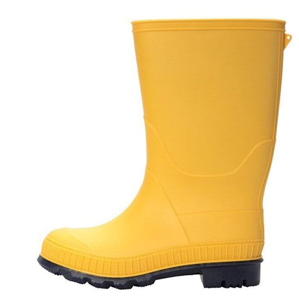 Mountain Warehouse Barn/Kids Enkla Wellington Stövlar 3 UK M Mustard 3 UK