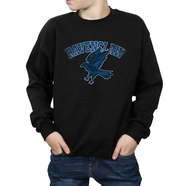 Harry Potter Pojkar Ravenclaw Sport Emblem Sweatshirt 9-11 År Black 9-11 Years