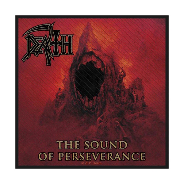 Death The Sound Of Perseverance Standard Patch One Size Röd/Svart Red/Black One Size