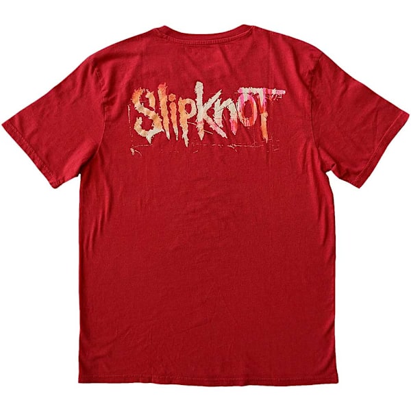 Slipknot Unisex Vuxen The End So Far Tribal-S Ryggtryck T-shirt Red XL