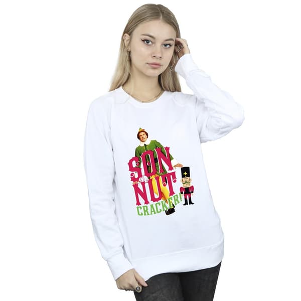 Elf Dam/Damer Son Of A Nutcracker Sweatshirt XL Vit White XL