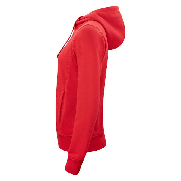 Clique Dam/Kvinnor Klassisk Full Zip Hoodie M Röd Red M