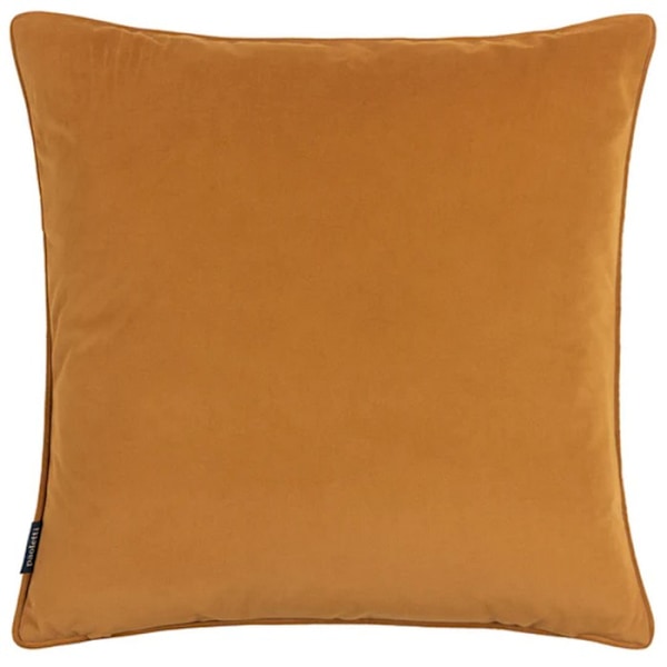 Paoletti Tayanna Kuddfodral i Sammet med Metallisk Effekt 50cm x 50cm Senapsgul Mustard 50cm x 50cm