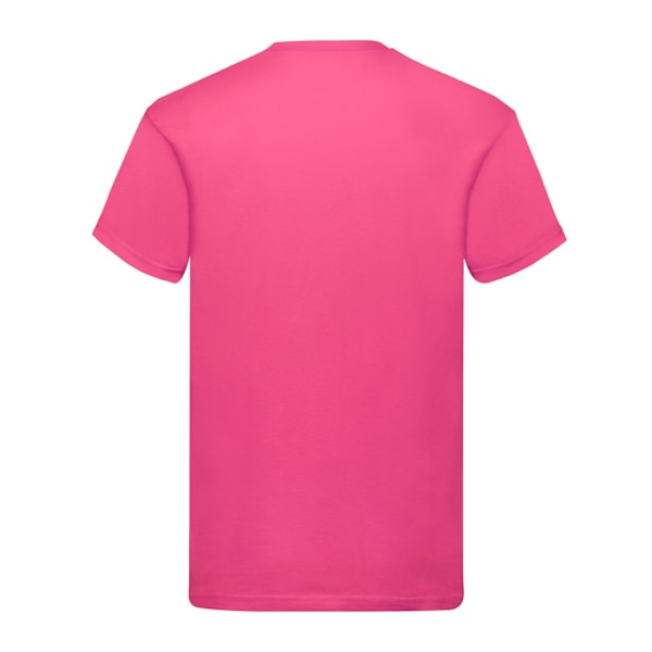 Fruit of the Loom Original T-shirt för män M Fuchsia Fuchsia M
