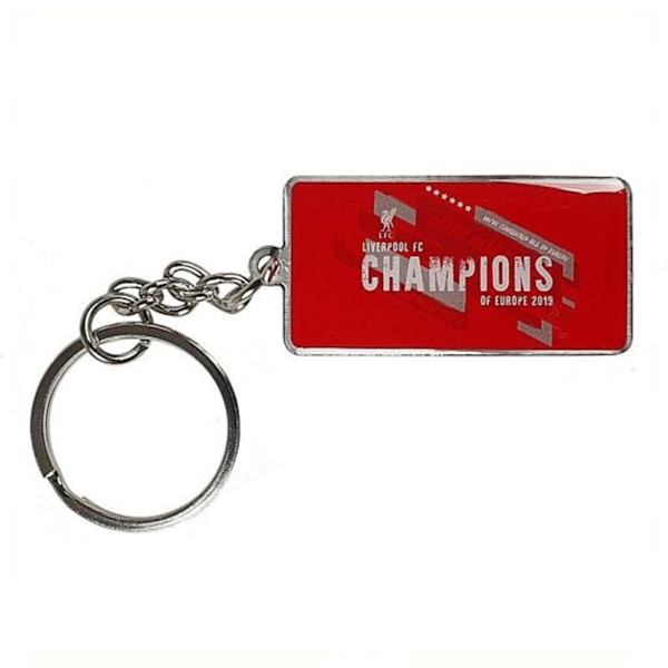 Liverpool FC Champions Of Europe Nyckelring En Storlek Röd Red One Size