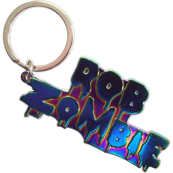 Rob Zombie Logo Nyckelring One Size Flerfärgad Multicoloured One Size