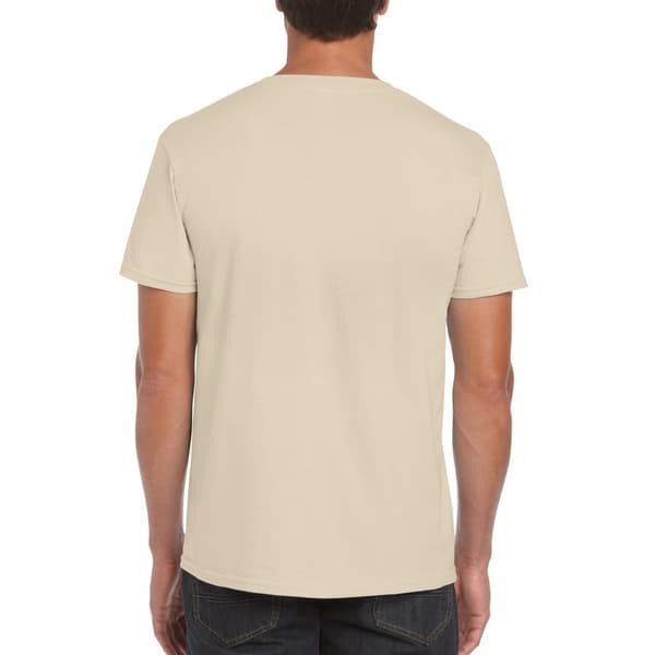 Gildan Herr Kortärmad Soft-Style T-shirt S Sand Sand S