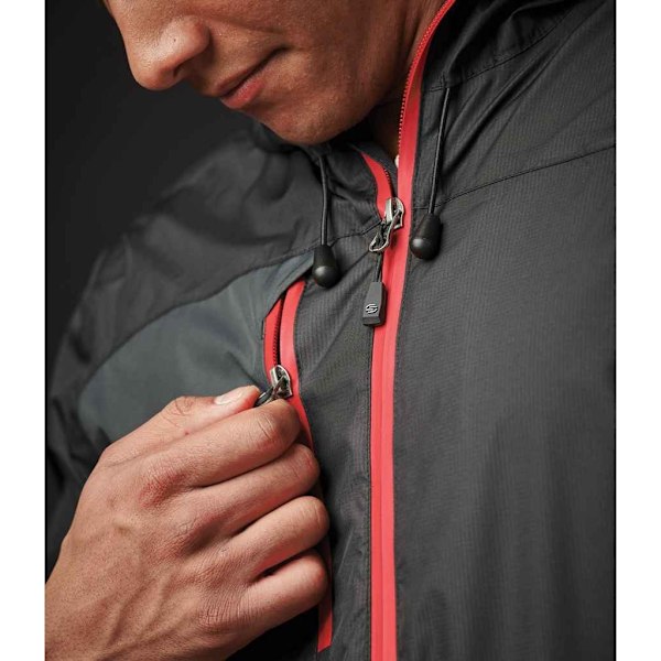 Stormtech herr Olympia Soft Shell jacka M svart/ljusröd Black/Bright Red M