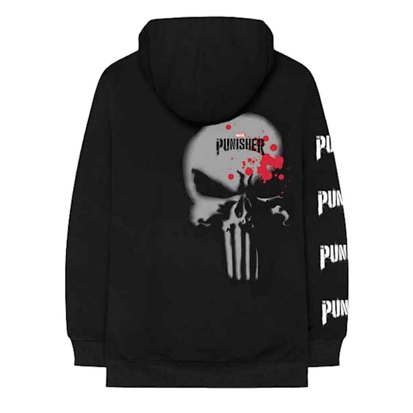 The Punisher Unisex Vuxen Stämpel Pullover Hoodie M Svart Black M