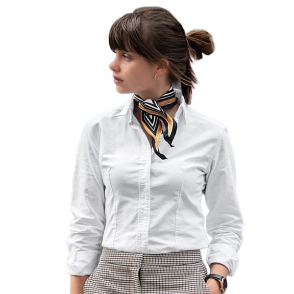 Nimbus Dam/Kvinnor Rochester Oxford Långärmad formell skjorta White L