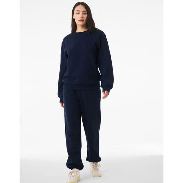 Bella + Canvas Unisex Vuxen Tung Crew Neck Sweatshirt L Navy L