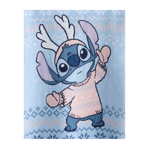 Lilo & Stitch Flicktröja Stitch Jul Tröja 9-10 År Blå Blue 9-10 Years