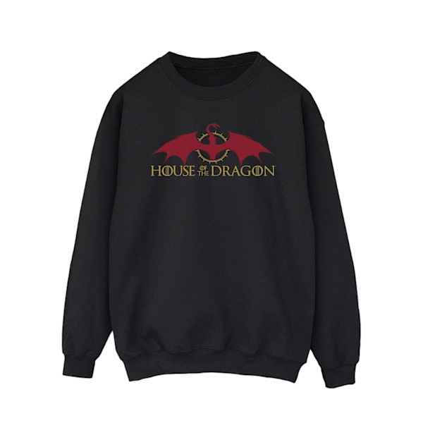 Game Of Thrones: House Of The Dragon Herr Dragon Logo Sweatshirt Black S