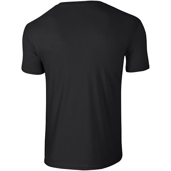 Gildan Herr Kortärmad Soft-Style T-shirt 4XL Svart Black 4XL
