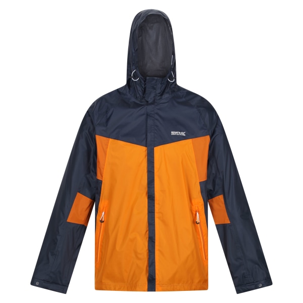 Regatta Mens Dresford Waterproof Jacket M India Grey/Flame Oran India Grey/Flame Orange M