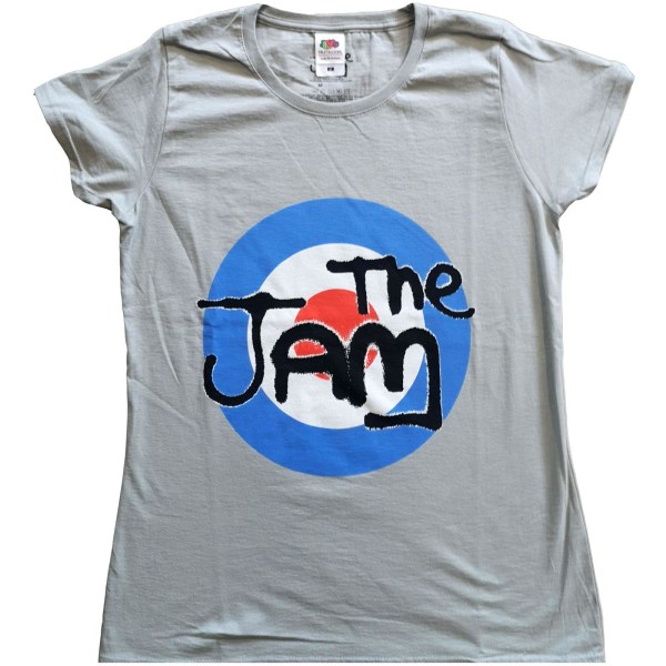The Jam Dam/Damer Target Bomull Logotyp T-shirt XL Grå Grey XL
