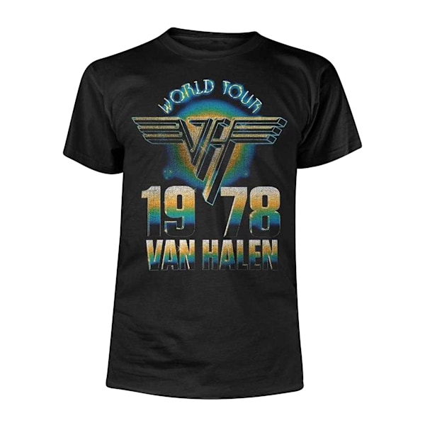 Van Halen Unisex Vuxen World Tour ´78 T-Shirt XXL Svart Black XXL