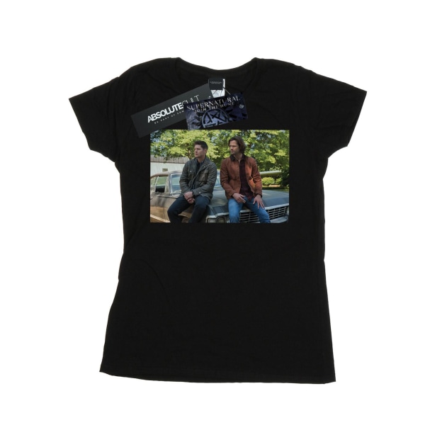 Supernatural Womens/Ladies Impala Brothers Cotton T-Shirt XL Bl Black XL