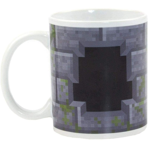 Minecraft Creeper Värmeförändrande Mugg En Storlek Grå/Grön Grey/Green One Size