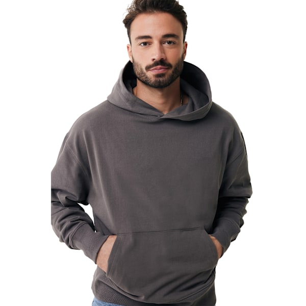 Iqoniq Unisex Vuxen Yoho Återvunnen Bomull Relaxed Fit Hoodie XS Anthracite XS