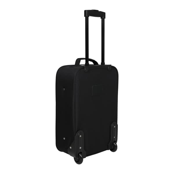 Mountain Warehouse Essentials 2-hjulig resväska, en storlek, Jet B Jet Black One Size