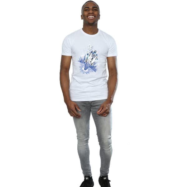 Star Wars Herr R2-D2 Blast Off T-Shirt S Vit White S