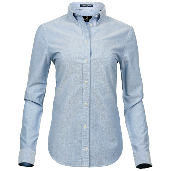Tee Jays Dam/Damperfekt Oxford Skjorta 8 UK Ljusblå Light Blue 8 UK