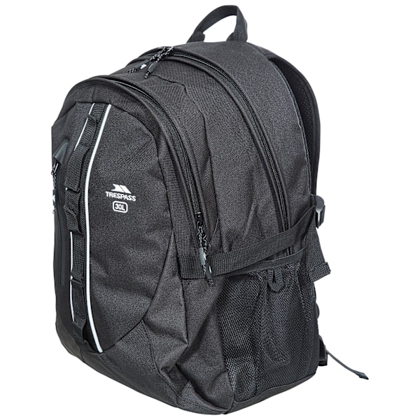 Trespass Deptron Day Backpack/Rucksack (30 liter) En storlek Bla Black One Size