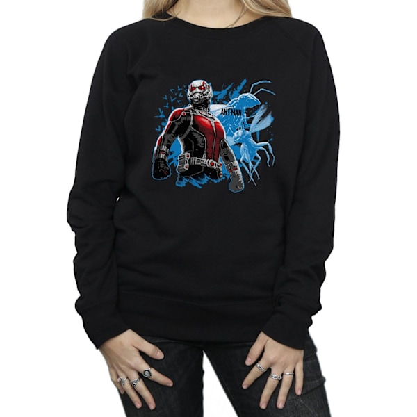 Marvel Dam/Kvinnor Ant-Man Stående Sweatshirt M Svart Black M