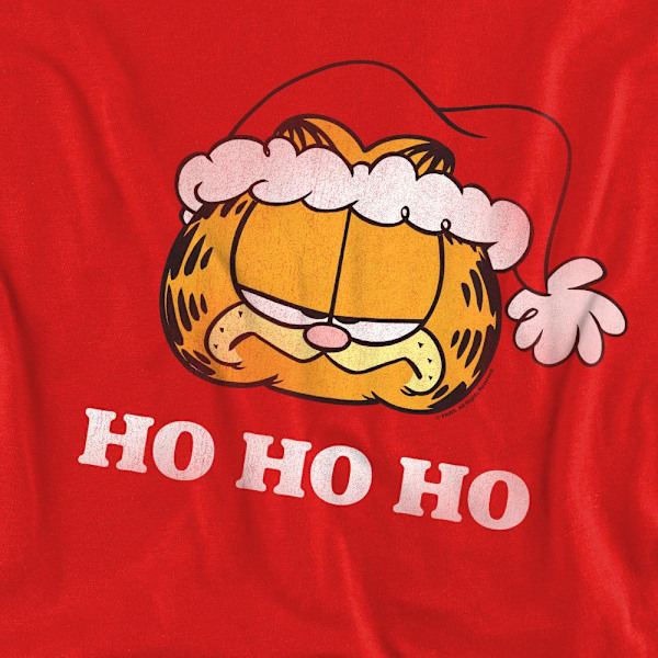 Garfield Unisex Vuxen Ho Ho Ho Tröja XXL Röd Red XXL