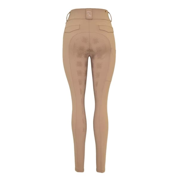 Requisite Dam ProCore Hög Midja Ridtights Beige 12 UK
