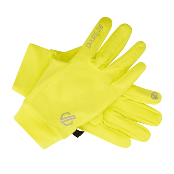 Dare 2B Unisex Adult Cogent II Cykelhandskar S-M Fluorescerande Gul Fluorescent Yellow S-M