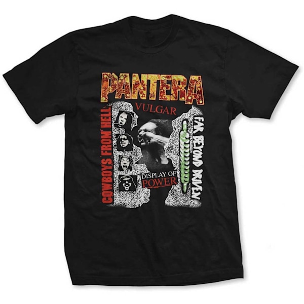 Pantera Unisex Vuxen 3 Album Bomull T-shirt L Svart Black L