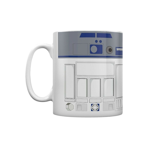 Star Wars R2-D2 Mugg En Storlek Vit/Blå/Grå White/Blue/Grey One Size