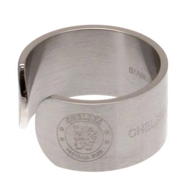 Chelsea FC Medium Bangle Ring One Size Silver Silver One Size