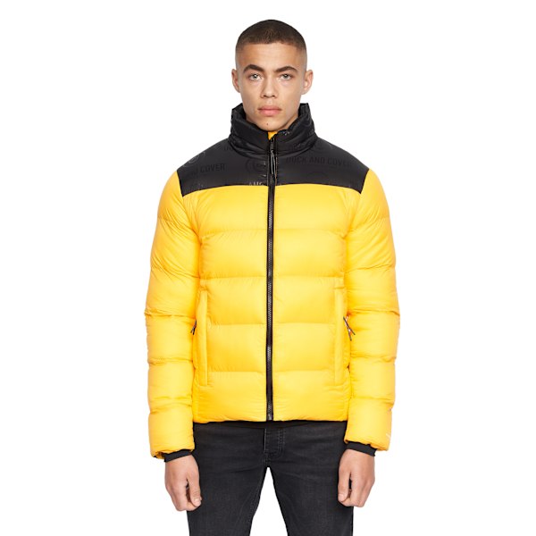 Duck and Cover Herr Synflax Pufferjacka XL Gul Yellow XL