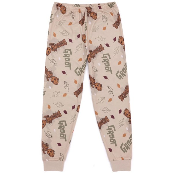 Guardians Of The Galaxy Pojkar Jag Är Groot All-Over Print Pyjamas S Brown 9-10 Years