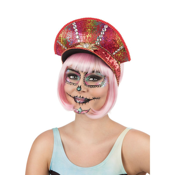 Bristol Novelty Unisex Vuxen Festival Militärhatt En Storlek Pi Pink Party One Size