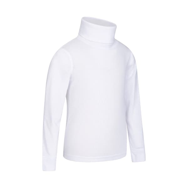 Mountain Warehouse Talus Rullhals Långärmad för Barn White 2-3 Years