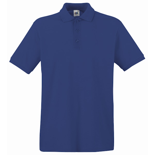 Fruit Of The Loom Premium Herr Kortärmad Polotröja 3XL Marinblå Navy 3XL
