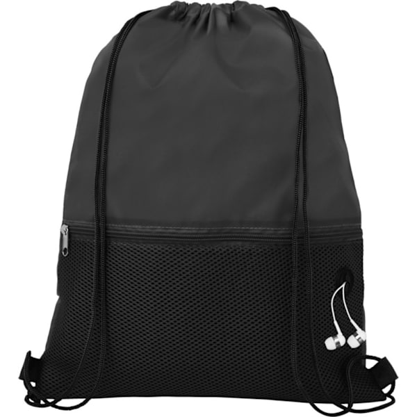 Bullet Oriole Mesh Dragkedja Väska En Storlek Solid Svart Solid Black One Size