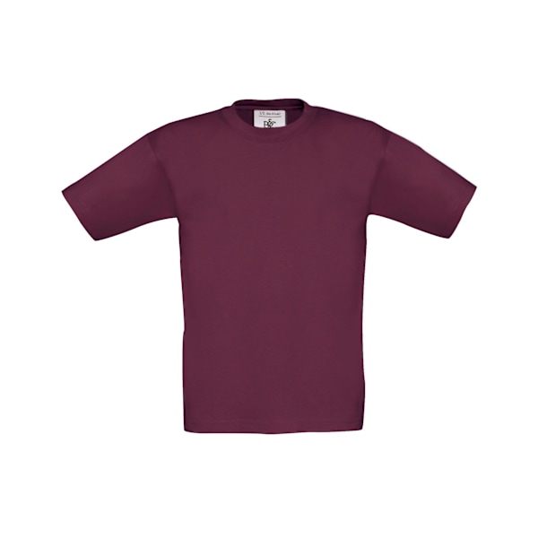 B&C Barn/Barn Exact 150 T-shirt 7-8 år Bourgogne Burgundy 7-8 Years