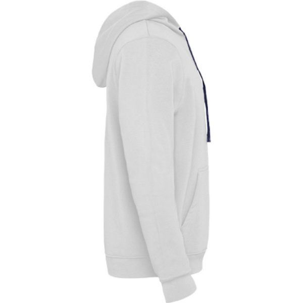 Roly Herr Urban Hoodie M Vit/Marinblå White/Navy Blue M